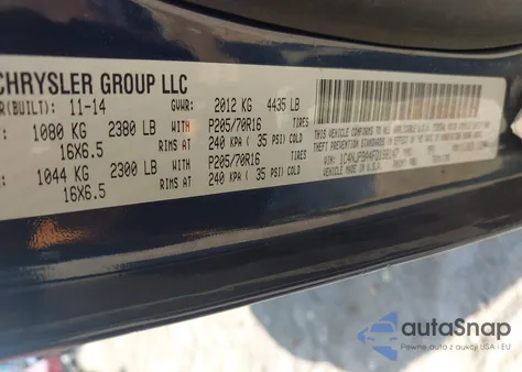 2015 Jeep Patriot Sport z USA, uszkodzony, nr VIN 1C4NJPBA4FD198147